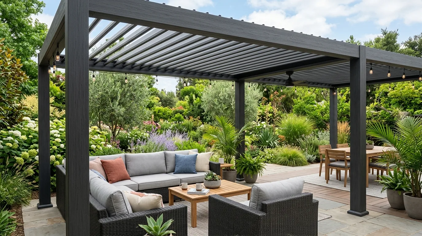 WPC Outdoor Pergola
