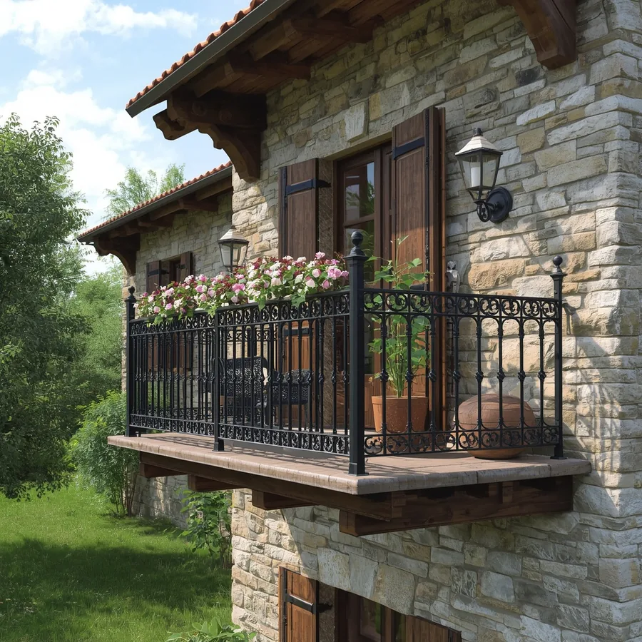 Cast Aluminum Balcony