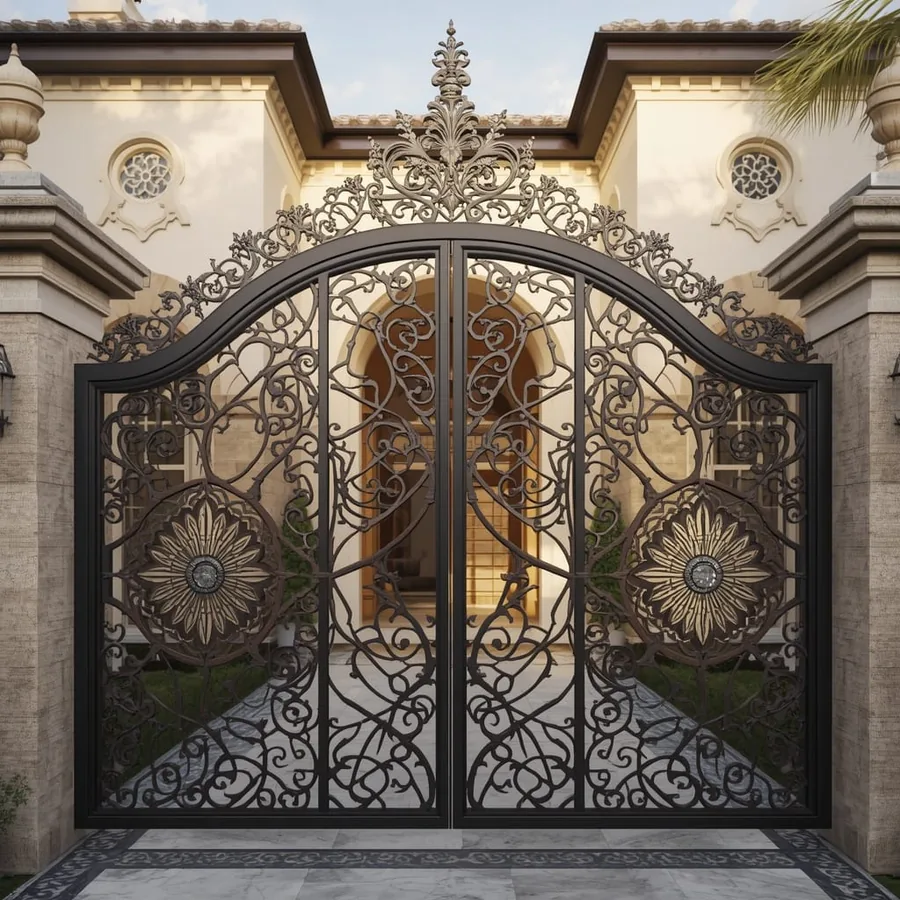 Cast Aluminum & Wrought Iron Gates Photo 5