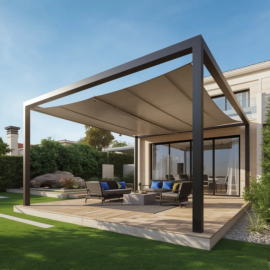 Tensile Structures & WPC Pergolas AI Photo 4